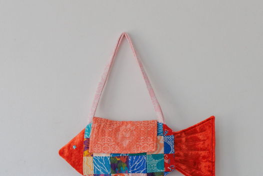 Сумка-Рыба Пэчворк 5/Patchwork Fish Bag 5