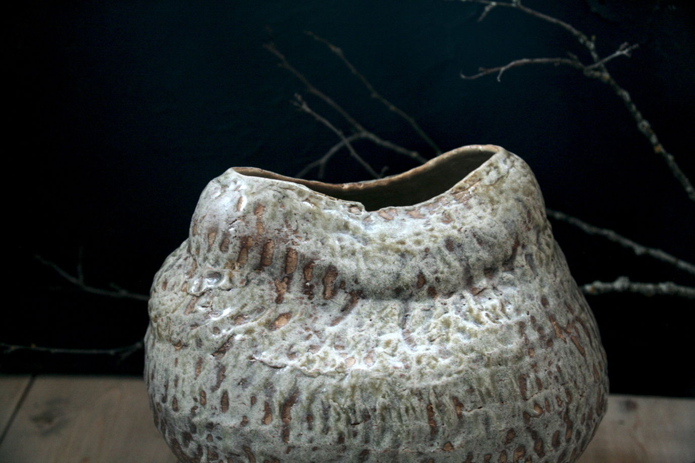 Ваза керамическая Rustic Spring Tsubo