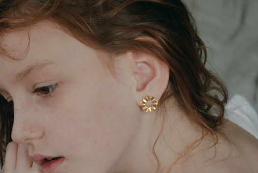 Серьги из серии «цветочные кораллы»