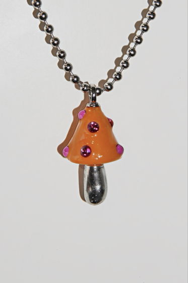 Разноцветный кулон-гриб ручной работы «Салярис»