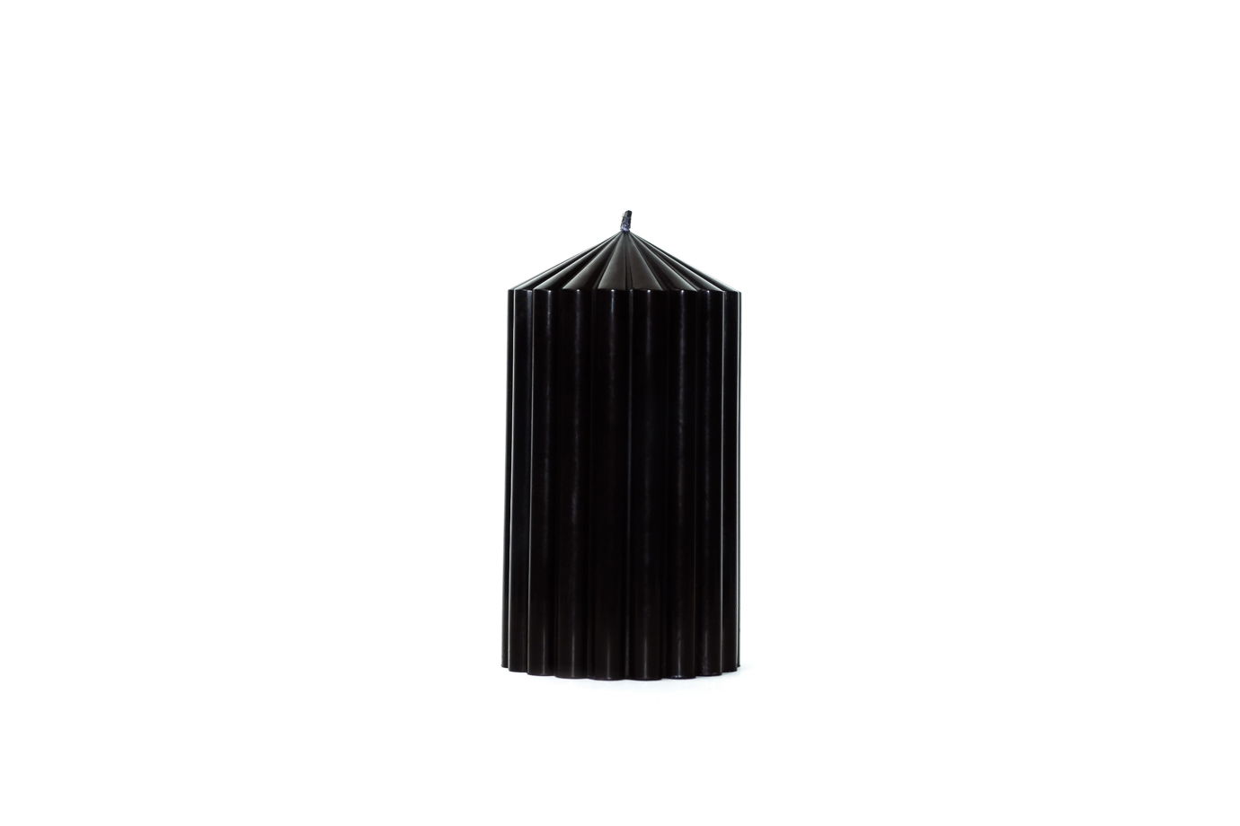 Декоративная фактурная свеча SIGIL 130*70 цвет Черный