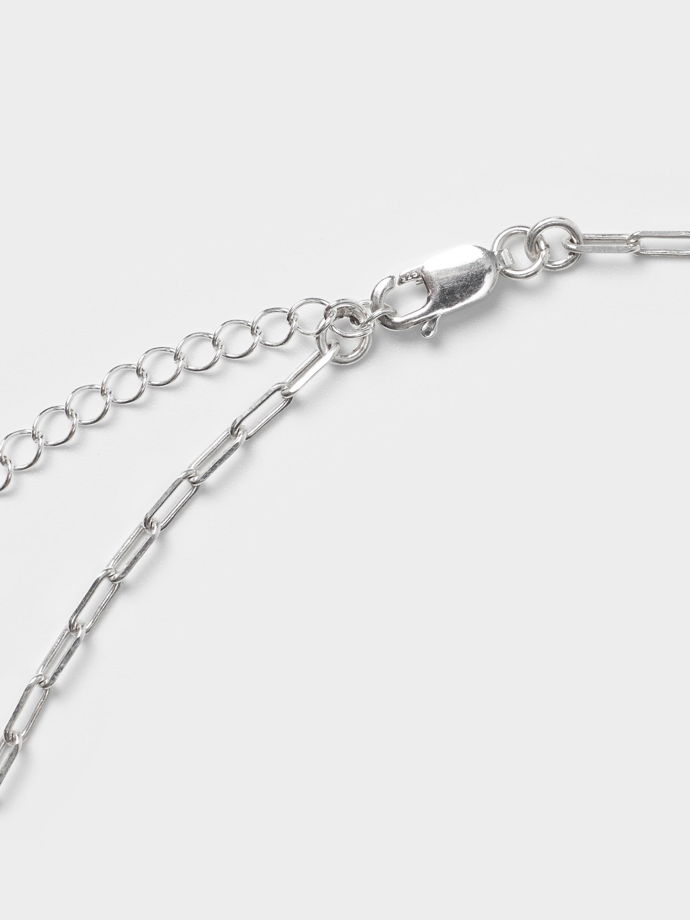 Подвес жемчужина на серебряной цепочке