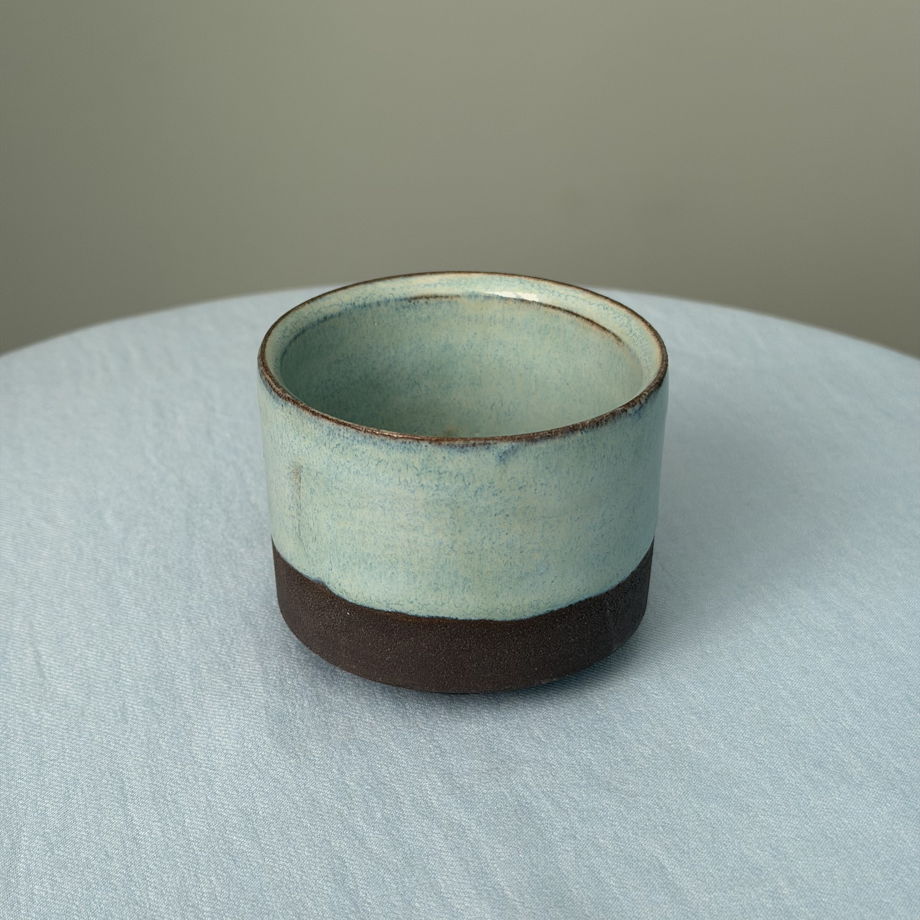 Чашка ручной работы "Темная лазурь 2", 200 мл