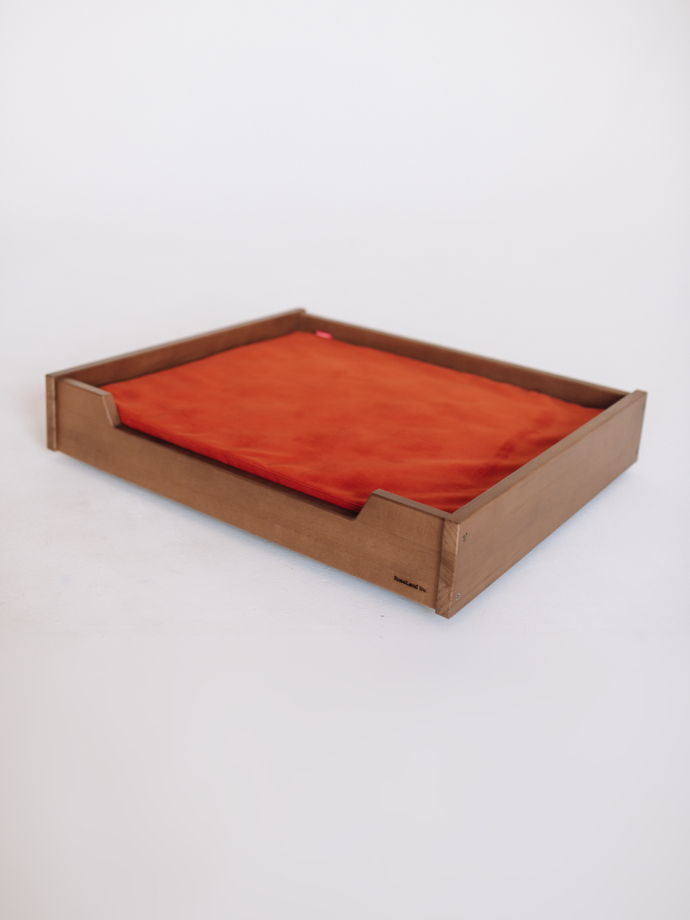 Лежанка-подушка SHELL | 60x70 | Синий-оранжевый - WINTER EVE