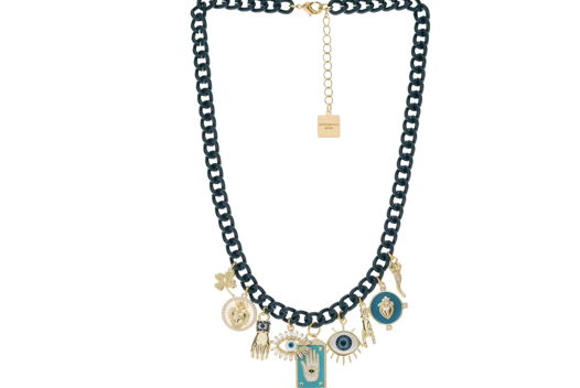 Колье цепи с мультишармами