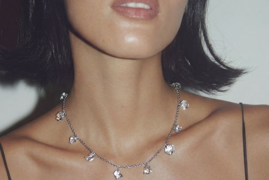 Чокер цепочка с подвесками