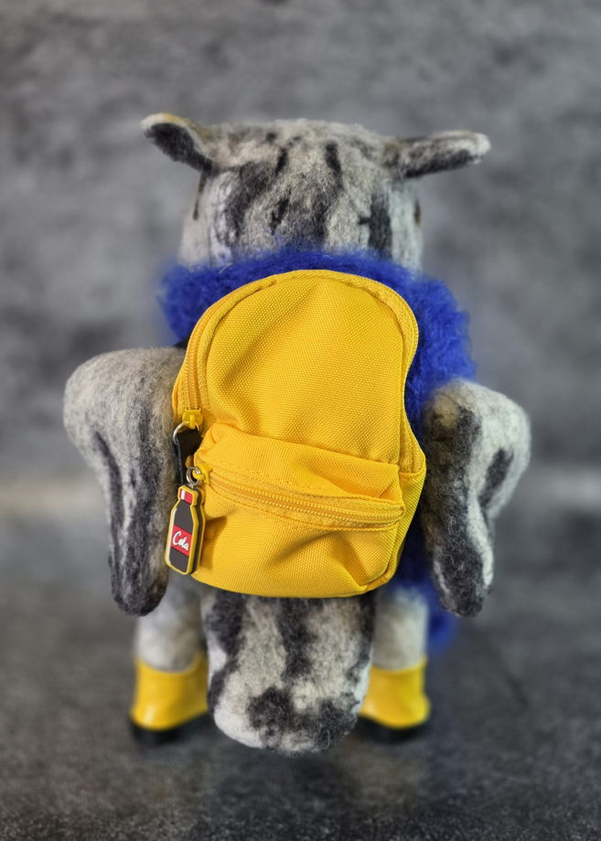 Игрушка из шерсти "Мадам Сова"