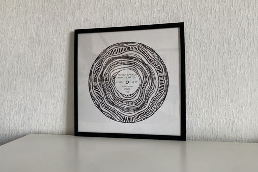 Ударная Композиция Монохромная музыкальная графика