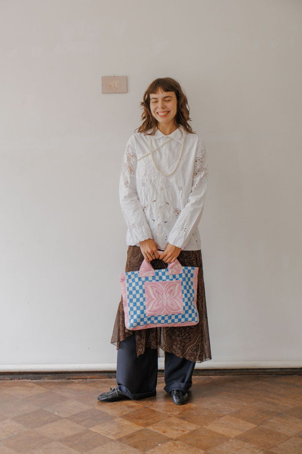 Сумка с Бабочками/Butterflies Basket Bag