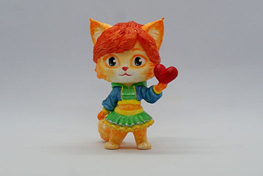 Белочка с сердцем (фигурки)