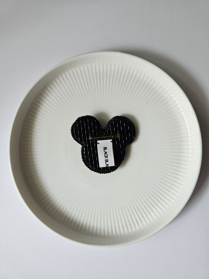 Брошь объемная BLACK MICKEY