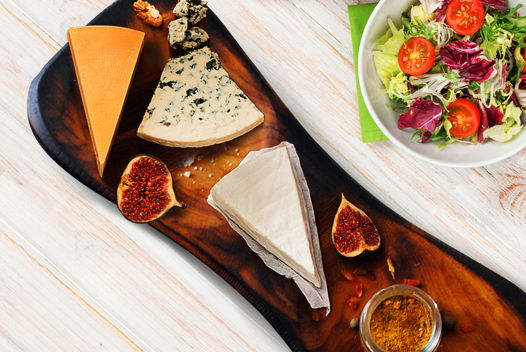 Менажница для подачи из дуба или бука "SNACK"