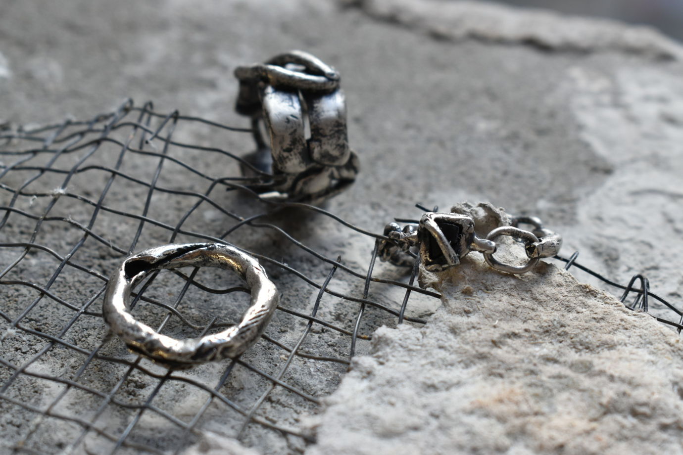 Серебряное кольцо "LINK"
