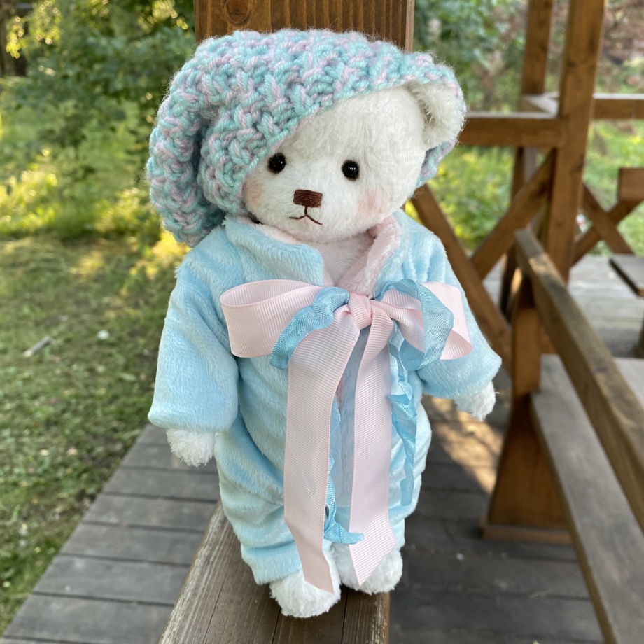 Коллекционный мишка тедди ручной работы. Подарок ребенку