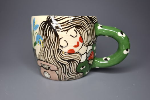 Кружка керамическая "Маленькие женщины", 350 мл