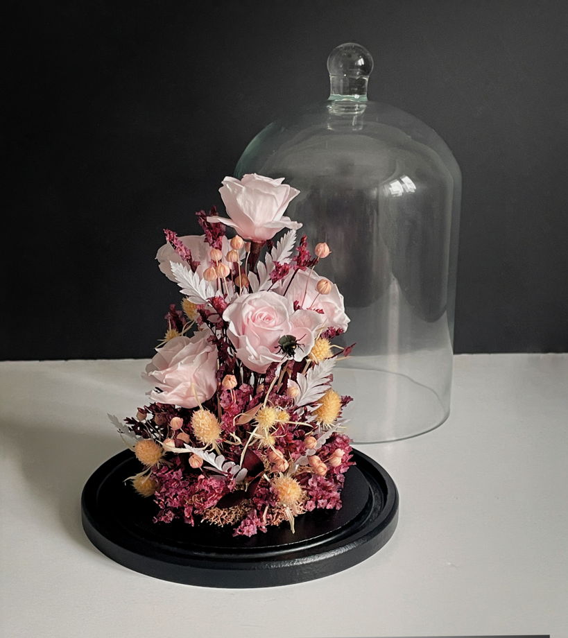 клош Жук в маленьком саду