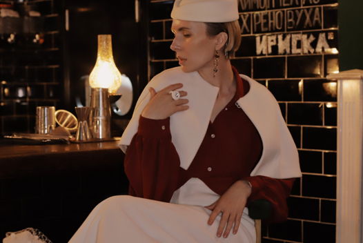 Пелерина - кейп укороченный