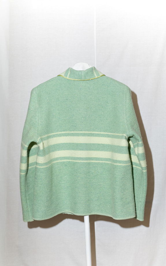 Зелёный Жакет с Полосками/Grass Green Jacket