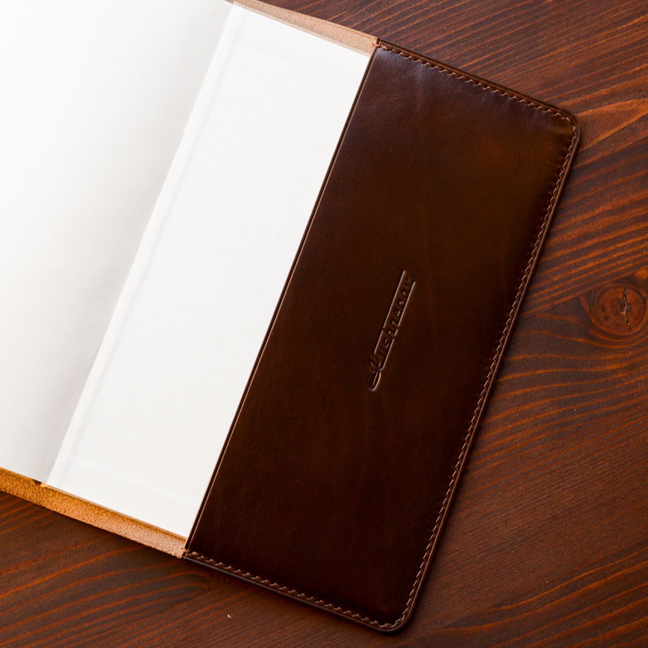 Ежедневник А5 из кожи Horween Brown, ручной работы, блокнот