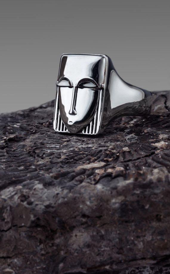 Серебряное кольцо Totem