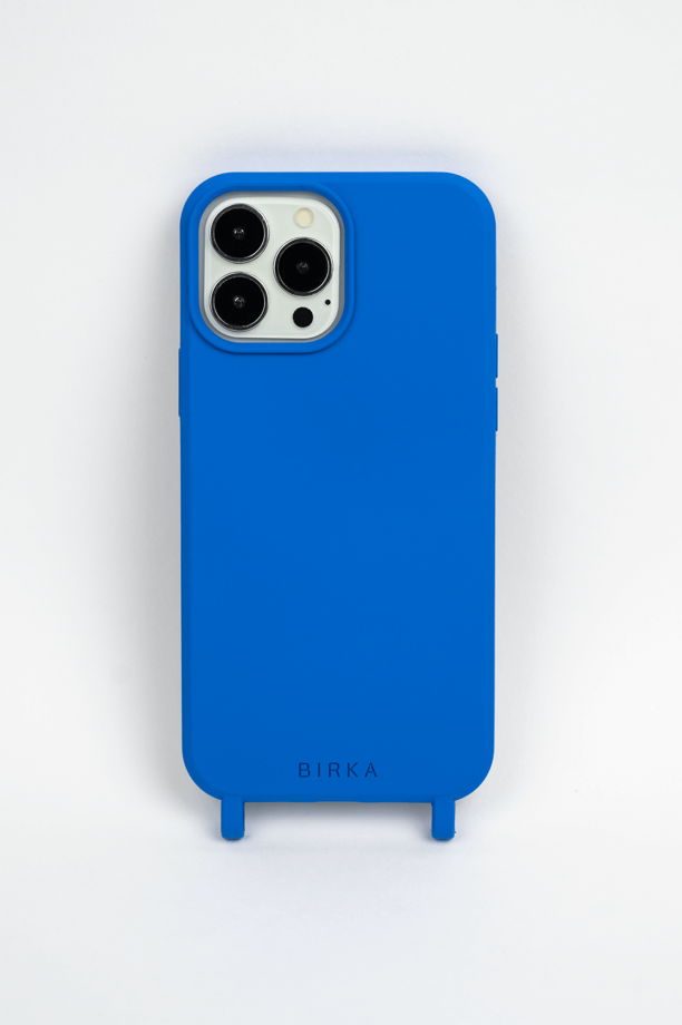 Ярко-синий чехол на iPhone TPU OCEAN BLUE BIRKA CASES