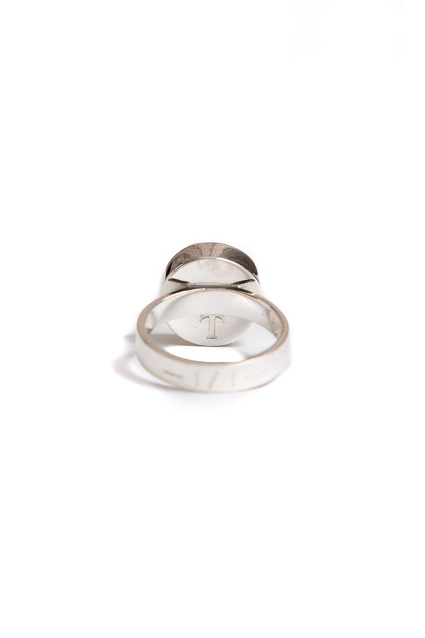 Кольцо "Акварель"  Материал: серебро. Вставка: фарфор.