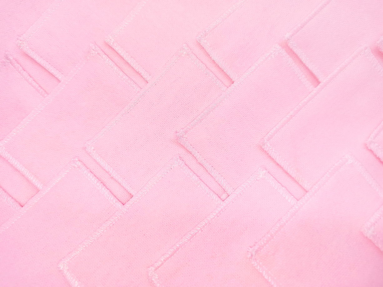 многоразовые ватные диски (7 шт) розовые