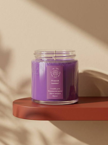 Ароматическая свеча SunnySoul Candle - Нежный гиацинт