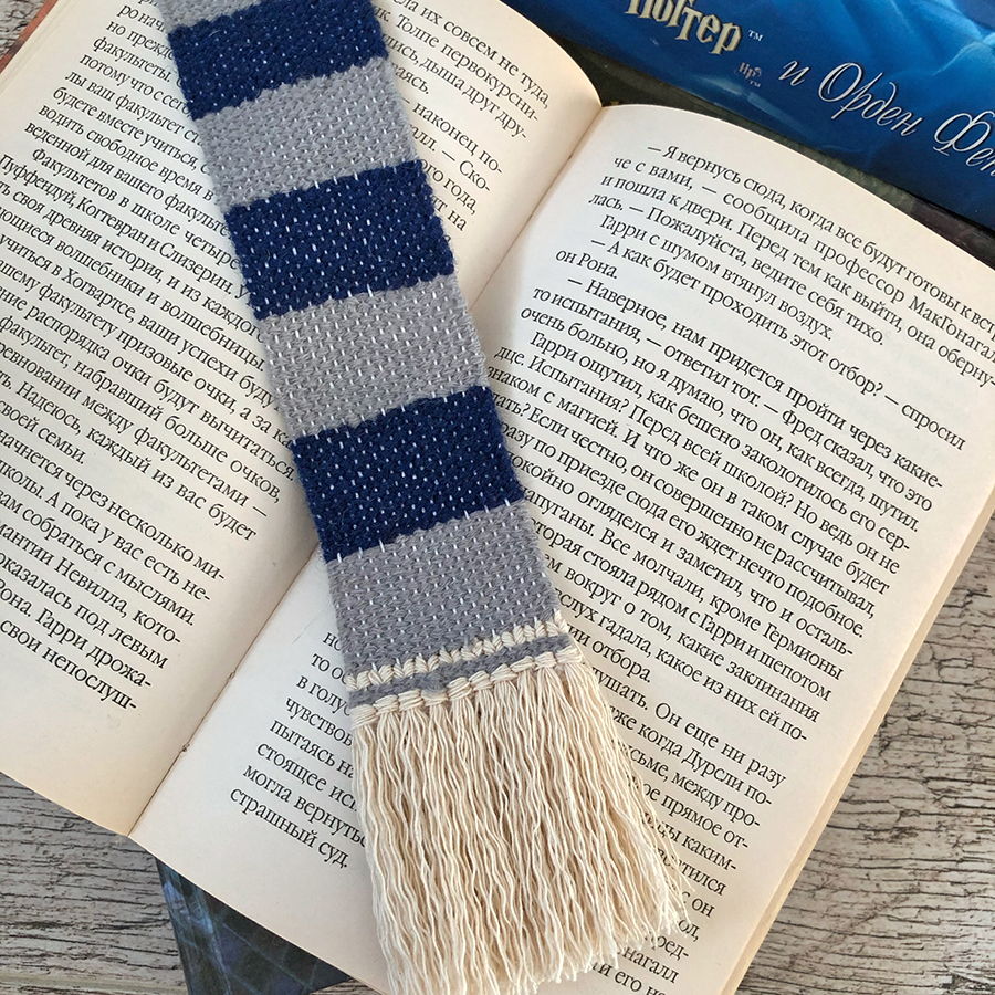 Закладка для книги Гарри Поттер ткачество макраме