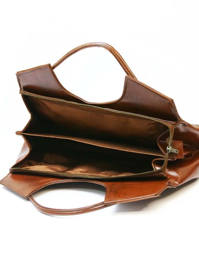 Винтажная сумка коричневого цвета