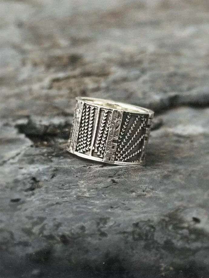 Кольцо "Окна" из серебра