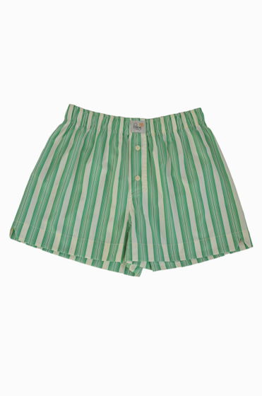 Шорты Peonywear, в сливочно-зеленую полоску, размеры S M L