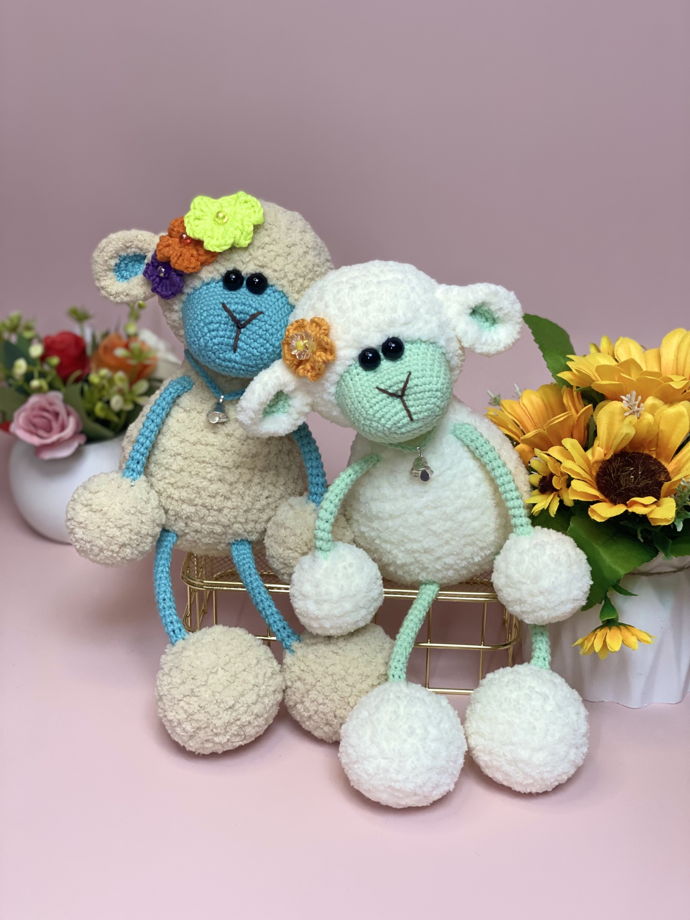 Вязаная игрушка вязаная овечка