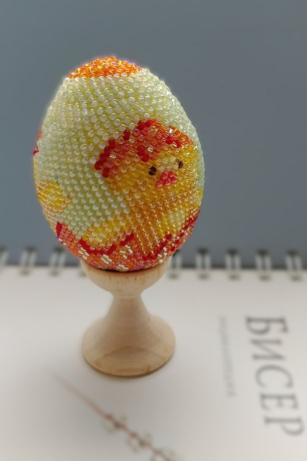 Яйцо пасхальное из бисера handmade в ассортименте