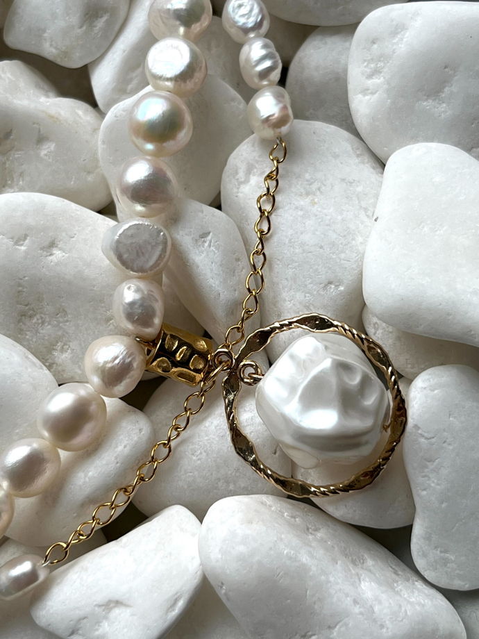 Жемчужное ожерелье "Golden Pearl"
