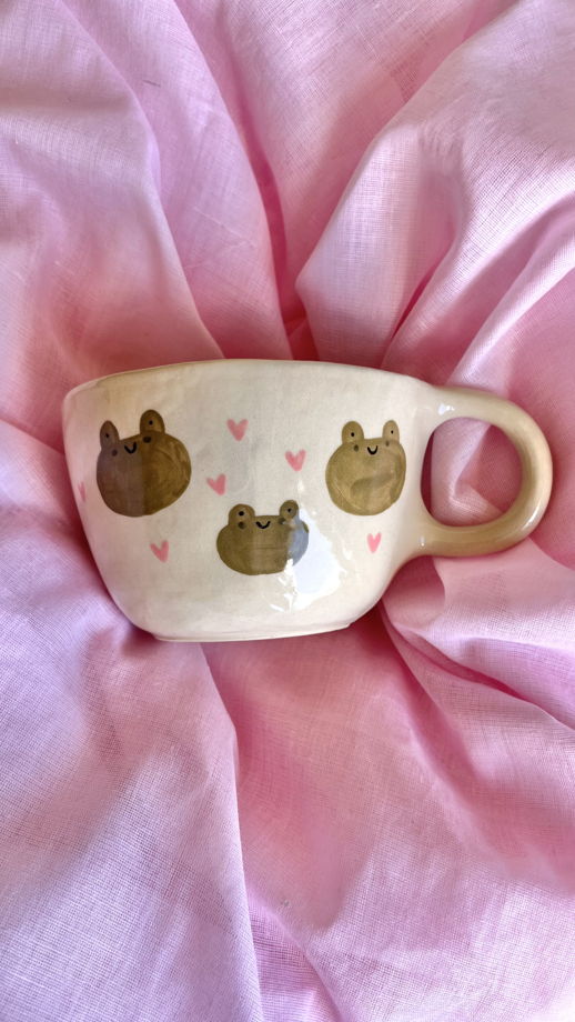 Кружка с лягушками / жабками