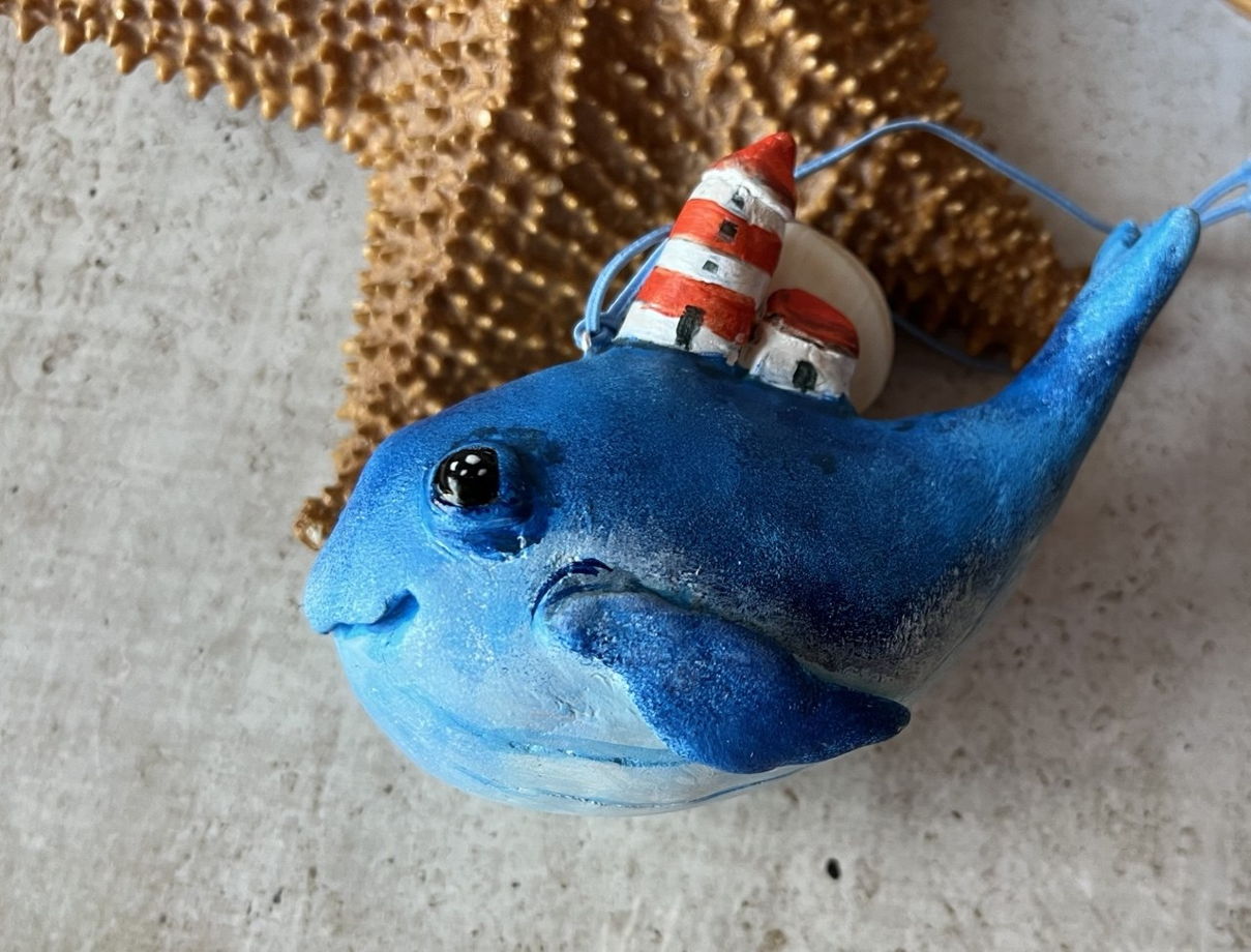 Интерьерная игрушка "Кит"