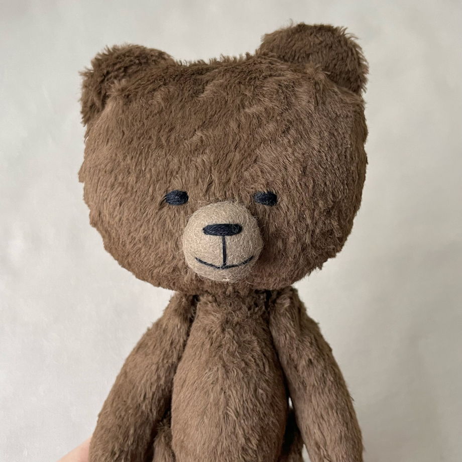 Медведь - мягкая игрушка ручной работы (размер L)