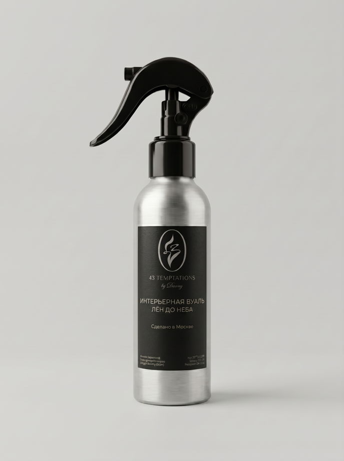 Интерьерная вуаль «Лён до неба»