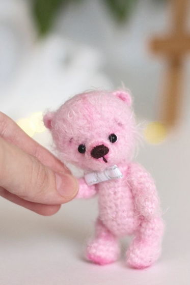 Миниатюрный мишка Тедди ручной работы