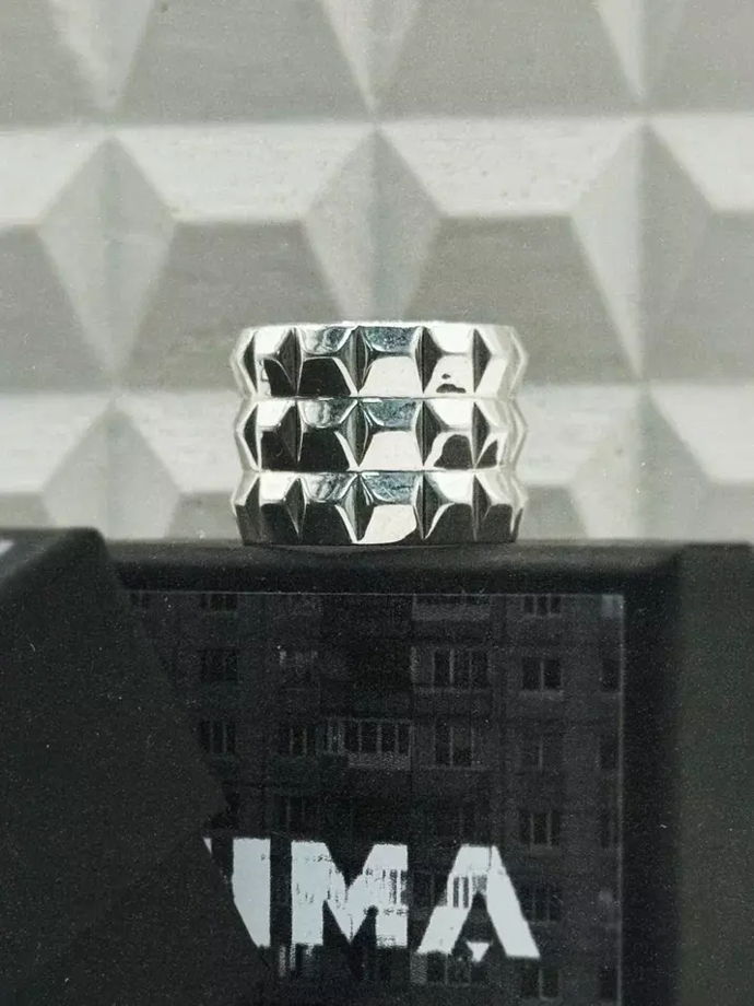 Кольцо «ПО-2» из серебра