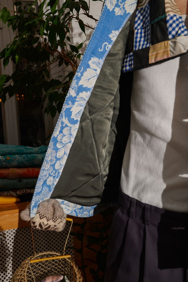 Куртка с Белой Волной/Wool Wave Padded Jacket