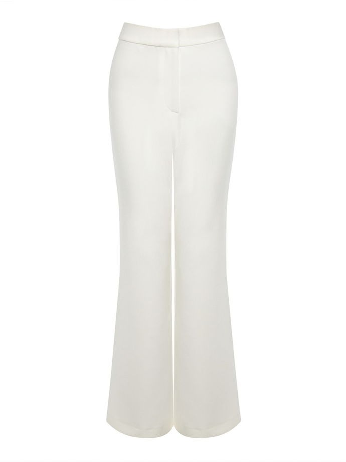 Брюки клеш, белый