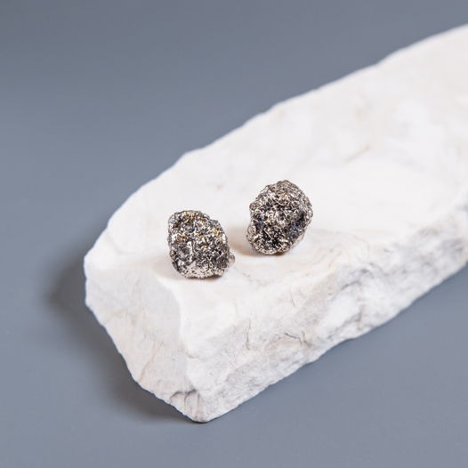 Серьги из фарфора, коллекция "Meteorites"