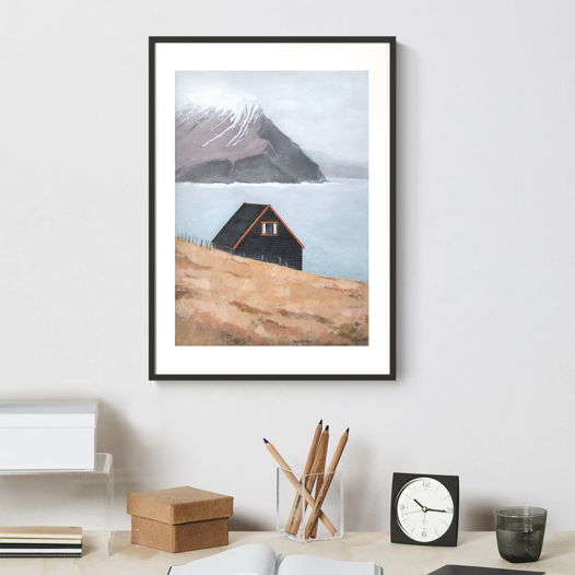 Постер Фарерские острова "Край земли", 30х40 см