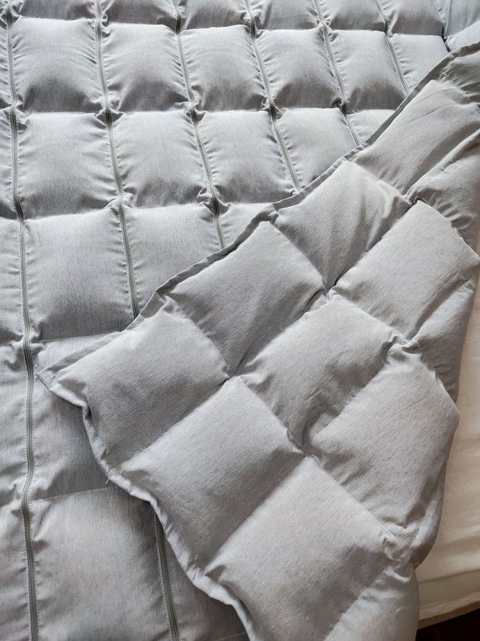 Одеяло утяжеленное гречневое 140*200 см 10 кг