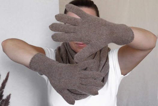 Базовые шерстяные перчатки