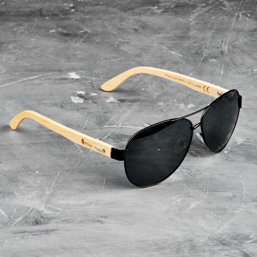 Деревянные солнцезащитные очки из Италии