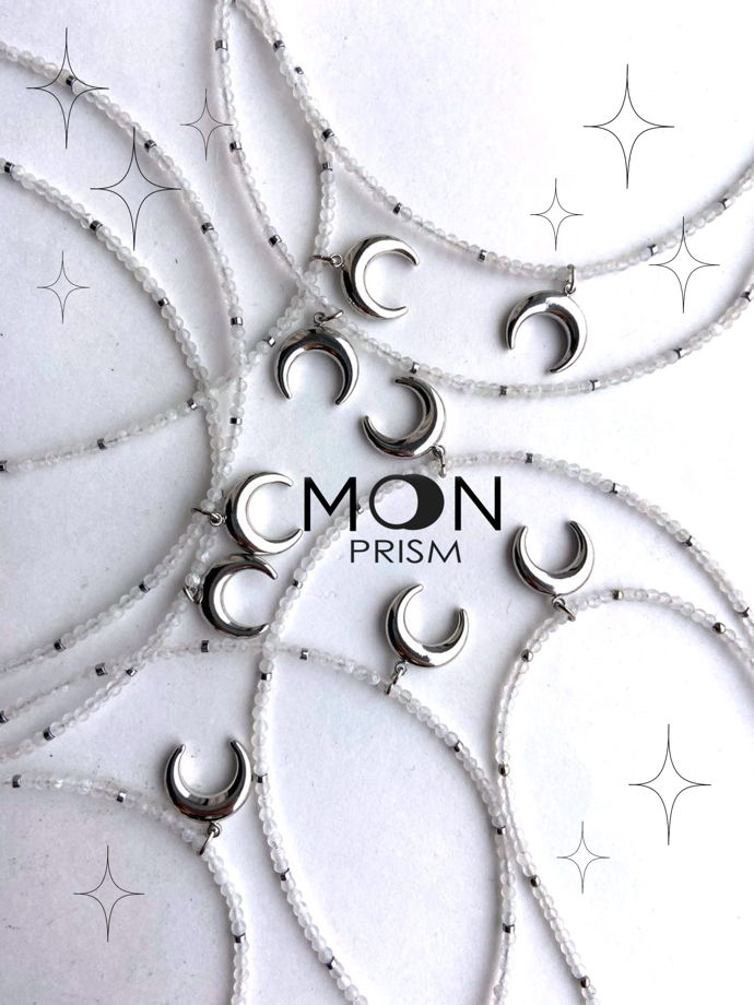 Чокер Лунница из лунного камня