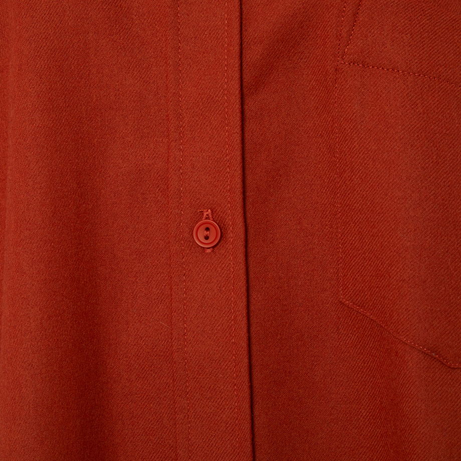 Оверсайз рубашка оранжевая